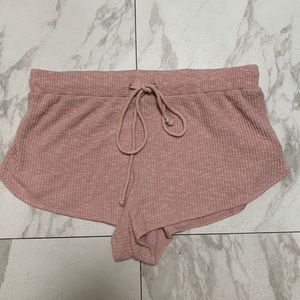 Light pink comfy shorts